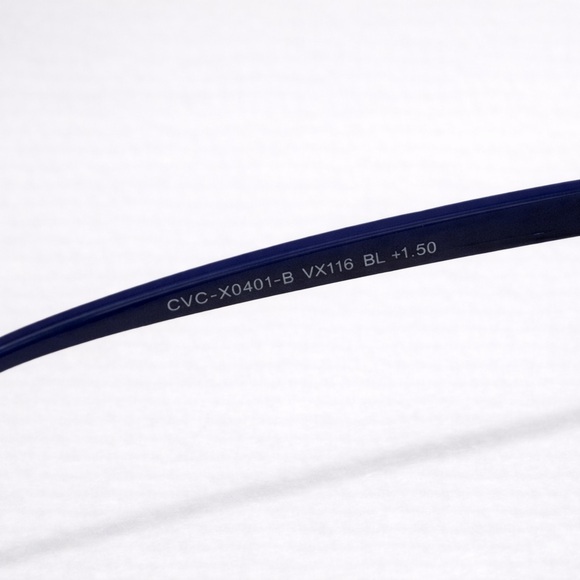 Vince Camuto Women’s Eyeglasses Blue Rectangular Frames - Picture 4 of 4